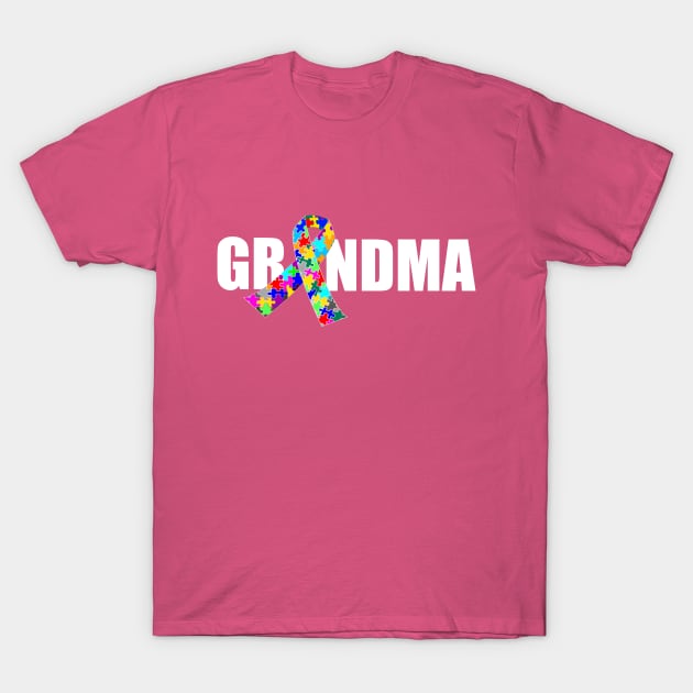 Cute Autism Grandma T-Shirt by epiclovedesigns